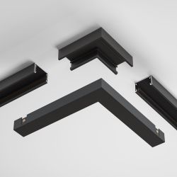 Угловой коннектор питания Maytoni Basity TRA172CPC-1B