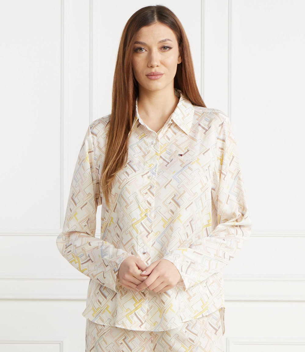 Пижамы LS Tommy Hilfiger - бежевый(UW0UW05377)