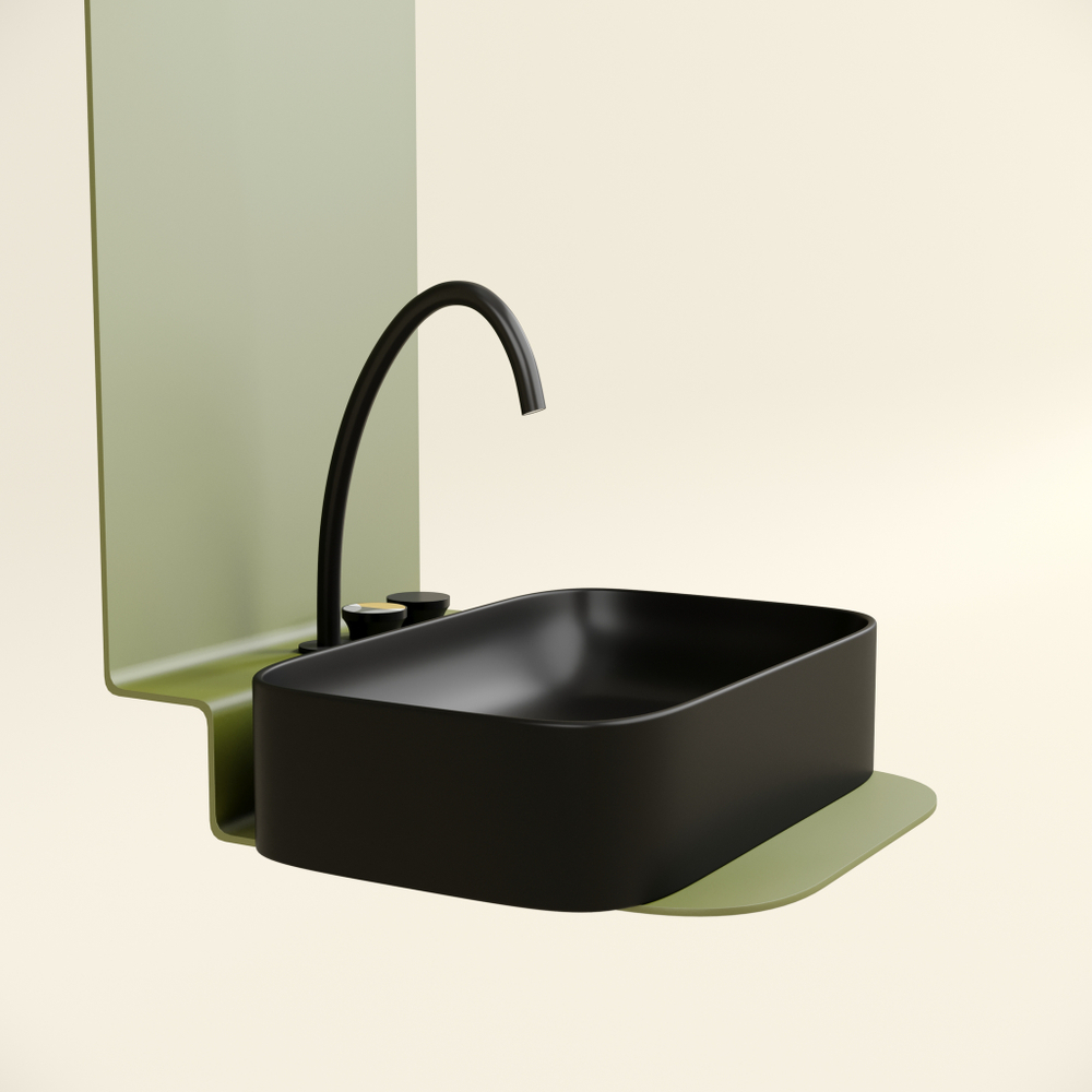 Раковина Ceramica Nova Element 60,5, см CN6053MB чёрный матовый