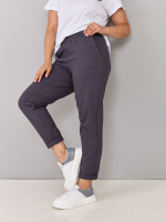 Брюки Бдж-129/графит-джинс