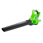 Greenworks GD40BVK6 40В воздуходув пылесос (1 x 6 Ач, ЗУ) 77.78 м/с 24227UF