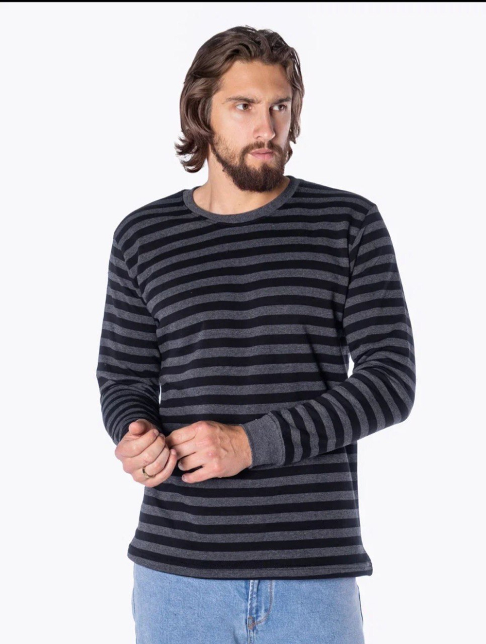 [m]Футболка муж. начёс дл/р ФМ0015