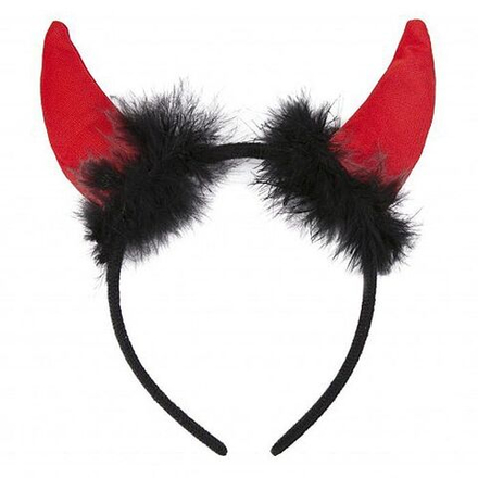 Ободок новогодний Рожки 20х18,5см, SYTG-1323056