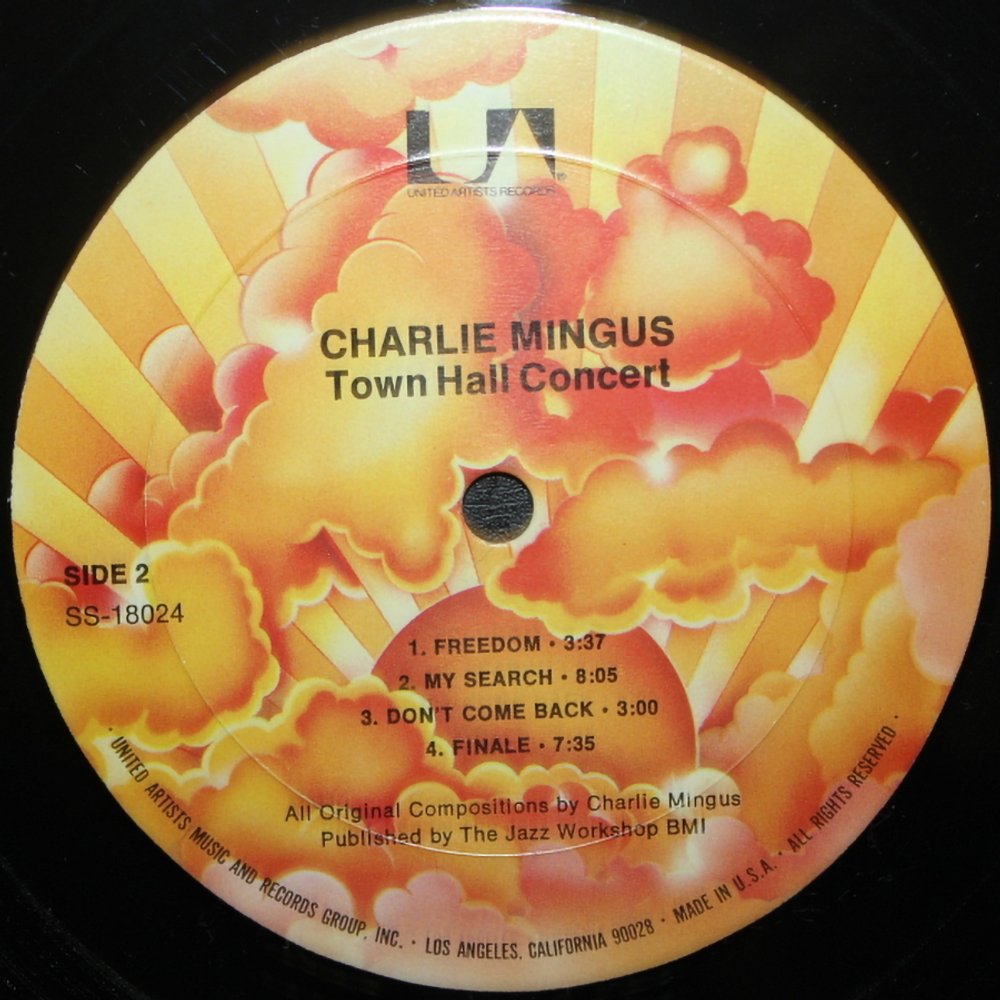 Charlie Mingus / Town Hall Concert (LP)