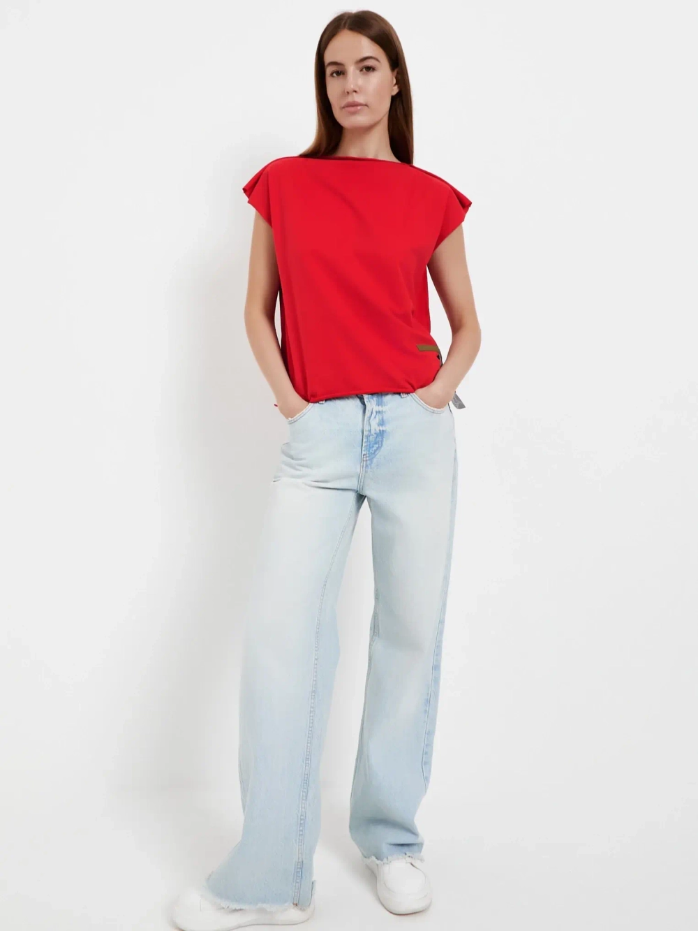 Футболка Квадрат Красный