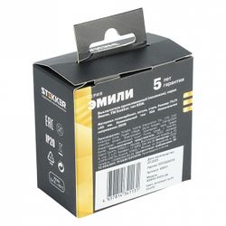 Выключатель одноклавишный без рамки Stekker Эмили 49917