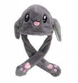 Шапочка Зайчик с двигающимися ушками и подсветкой