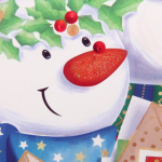 Пакет подарочный «Веселый Дедушка Мороз» 26*32*10 см, микс