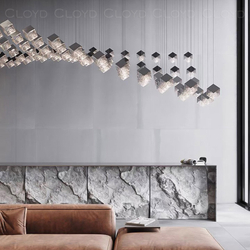 Подвесной светильник Cloyd CUBIT P1 / хром (арт.11046)