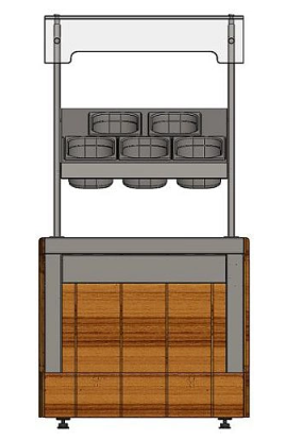 Прилавок для столовых приборов REFETTORIO Capital RD10A