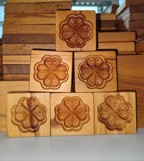 Пряничная форма Четырёхлистник (цвет уникальный)