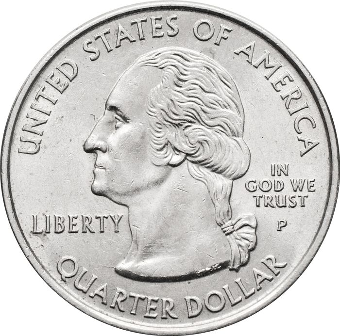 25 центов (1/4 доллара, квотер) 2003 США «Штат Миссури» (P) XF
