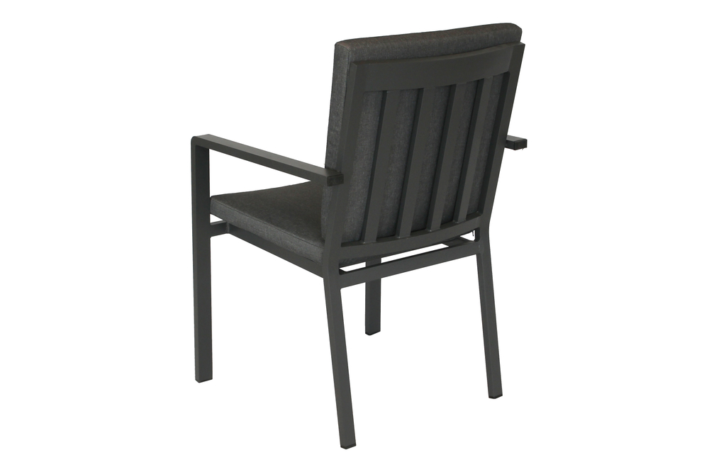 Набор мебели Эдмонд арт.GS065 серый, серый 3 уп. (стол 1кор.+6 стульев (штабель с под.)+под.в кор.) "Garden story"