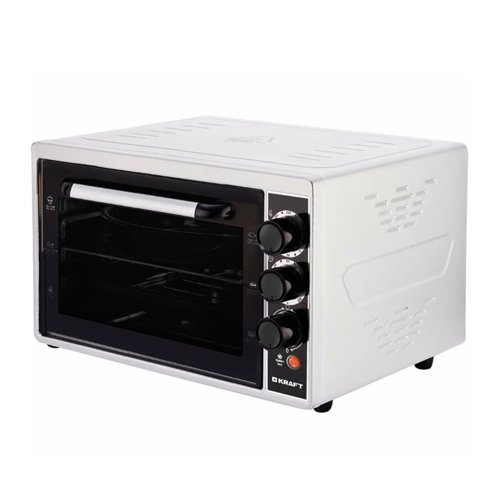 Электропечь Kraft KF-MO3800W, белый
