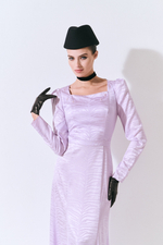 Платье из шелка с ручной авторской вышивкой