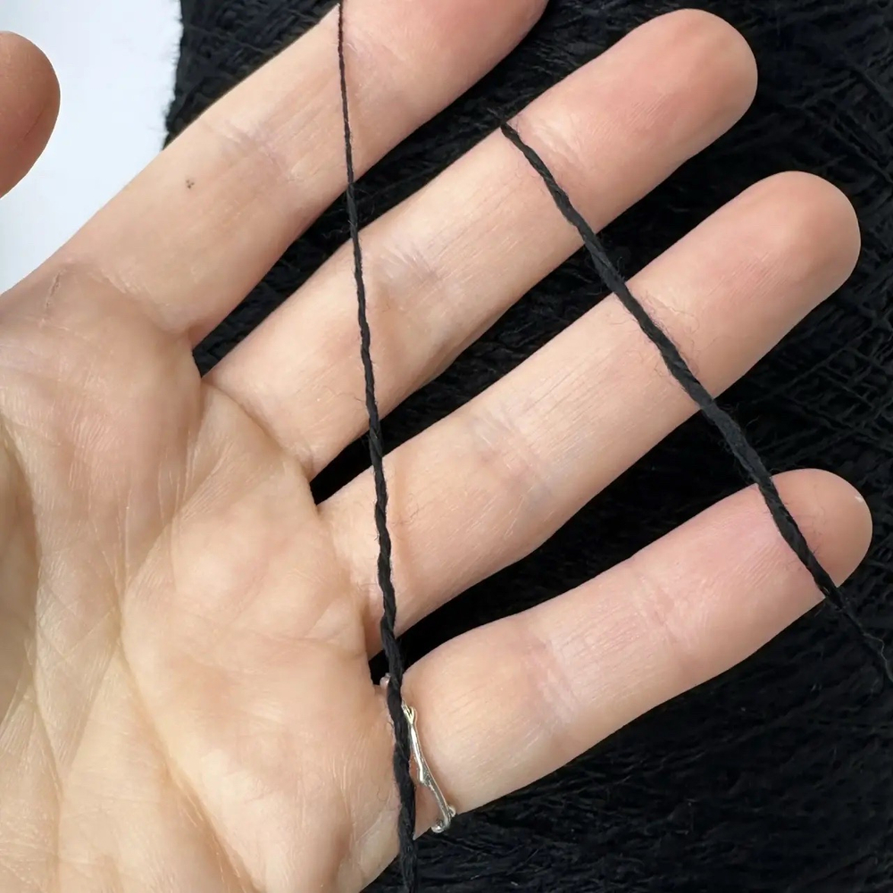 MARBLE - Zegna Baruffa Lane Borgosesia; 100% меринос; 520м/100гр; col. 099070, цвет: черный; S703