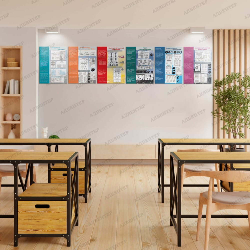 Стенд Проекционное черчение 702