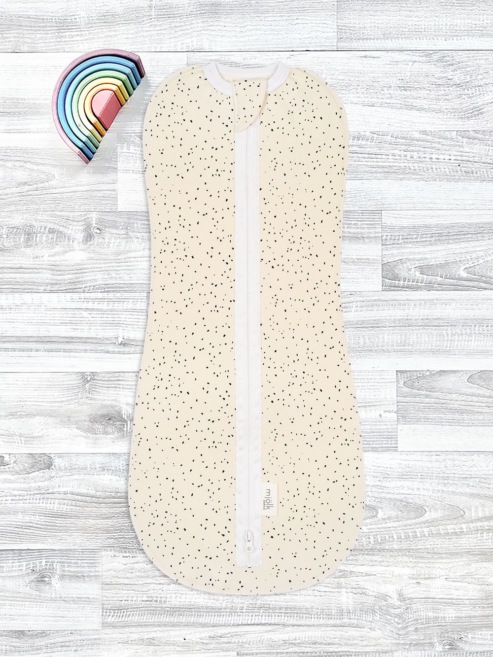 Пелёнка-кокон Mjölk Шоколадная крошка, уценка