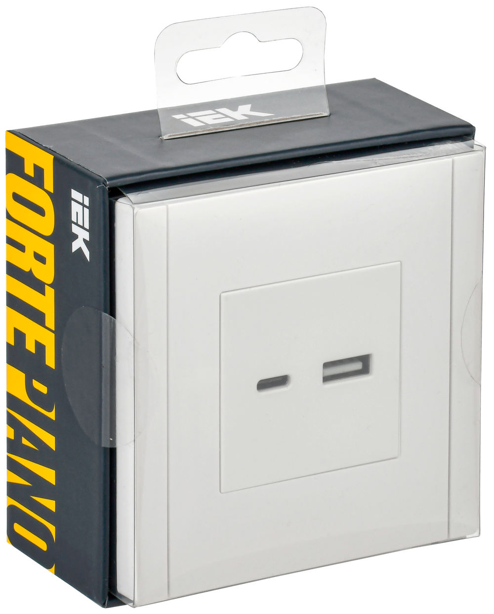 FORTE&PIANO Розетка USB A+C 3,1А FP250 белый IEK