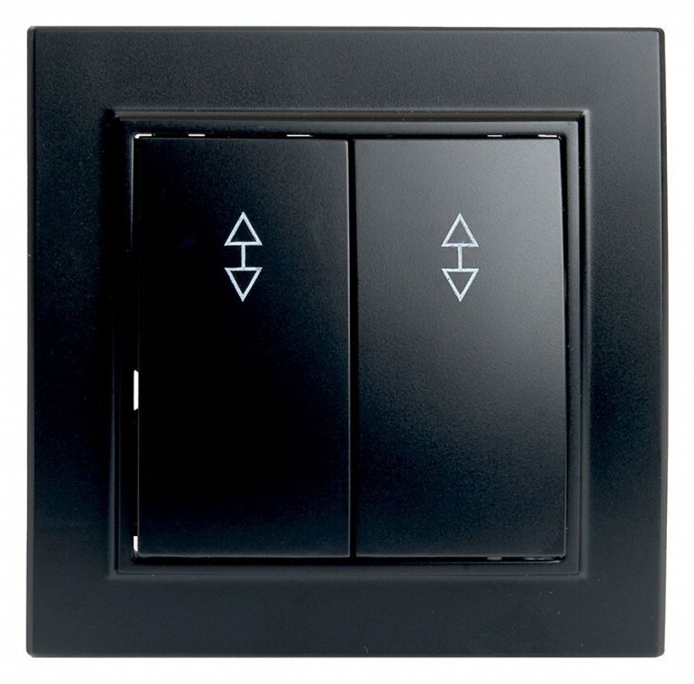 Переключатель двухклавишный Stekker Эрна 39921