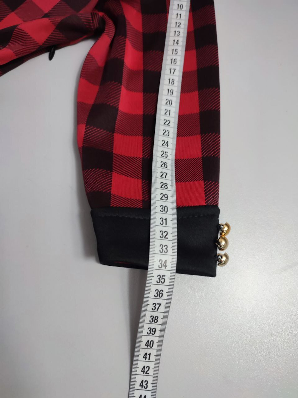 Платье в красно-черную клетку 42-44 размер