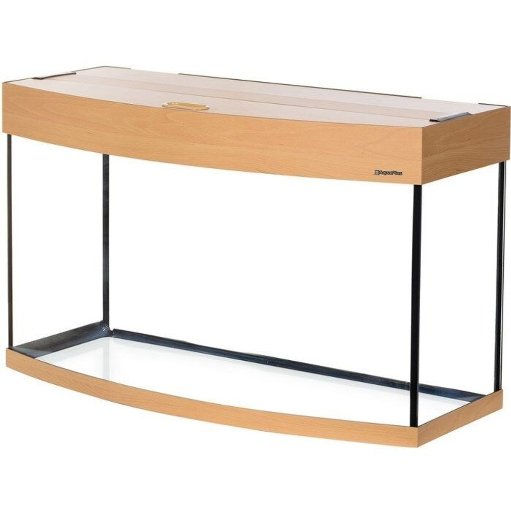 Аквариум LUX Ф170 / 170л фигурный бук (100*40*56)+Крышка, светильник Т8 2*30Вт, стекло 6/8 (АкваПлюс