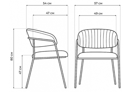 Стул на металлокаркасе Woodville Kamelia зеленый, золото