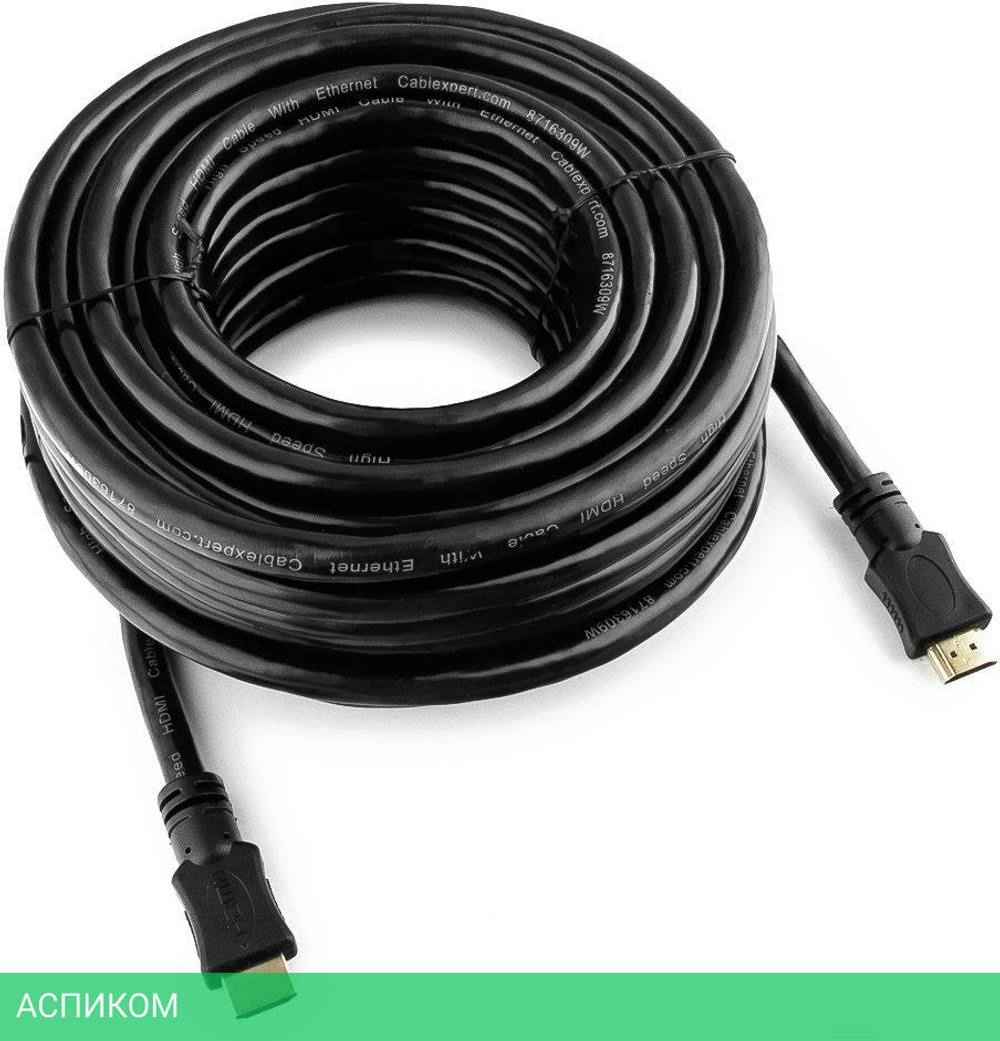 Кабель Cablexpert CC-HDMI4L-15M HDMI-HDMI 15м черный