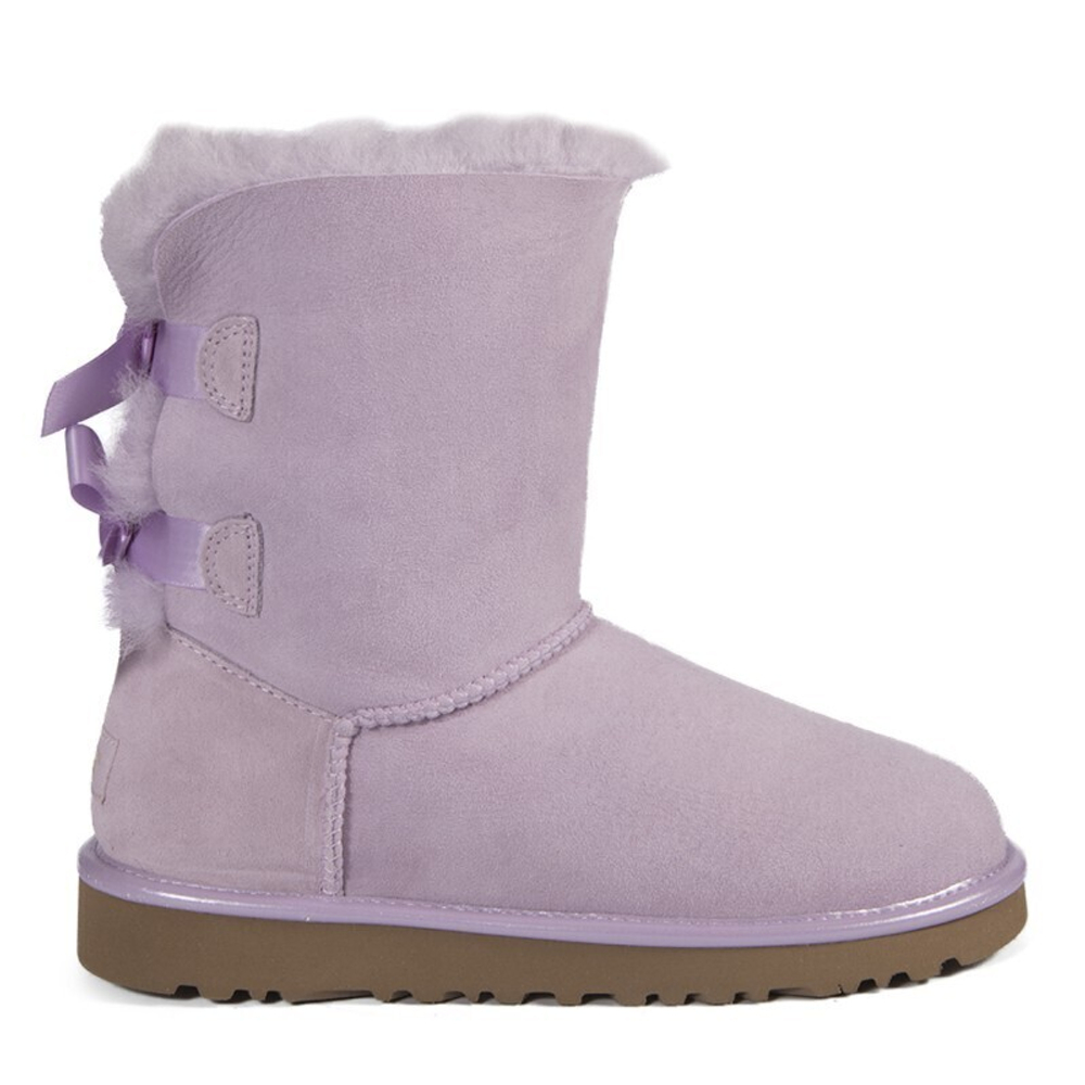 Угги Bailey Bow Metallic Lavender Fog II