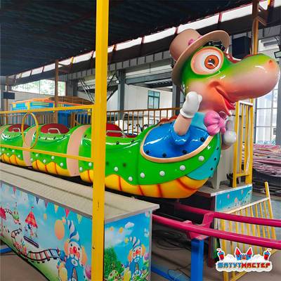 Детский аттракцион-горка «Чудо-гусеница», 5 кабин 10 мест, 16,5×8×3,5 м