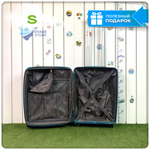 Маленький чемодан Mironpan-N, Бирюзовый, S с расширителем