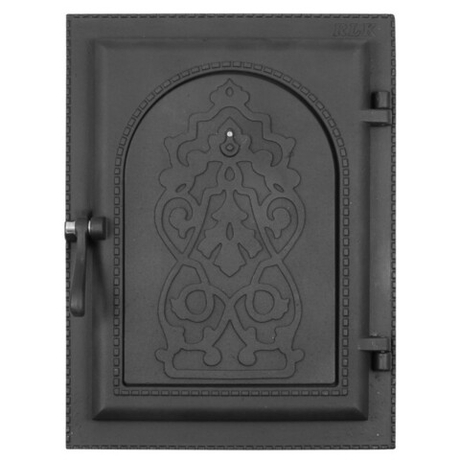 Дверца каминная чугунная уплотненная крашеная ДКУ-9 "Камелек" RLK 8314 (355*475 мм)