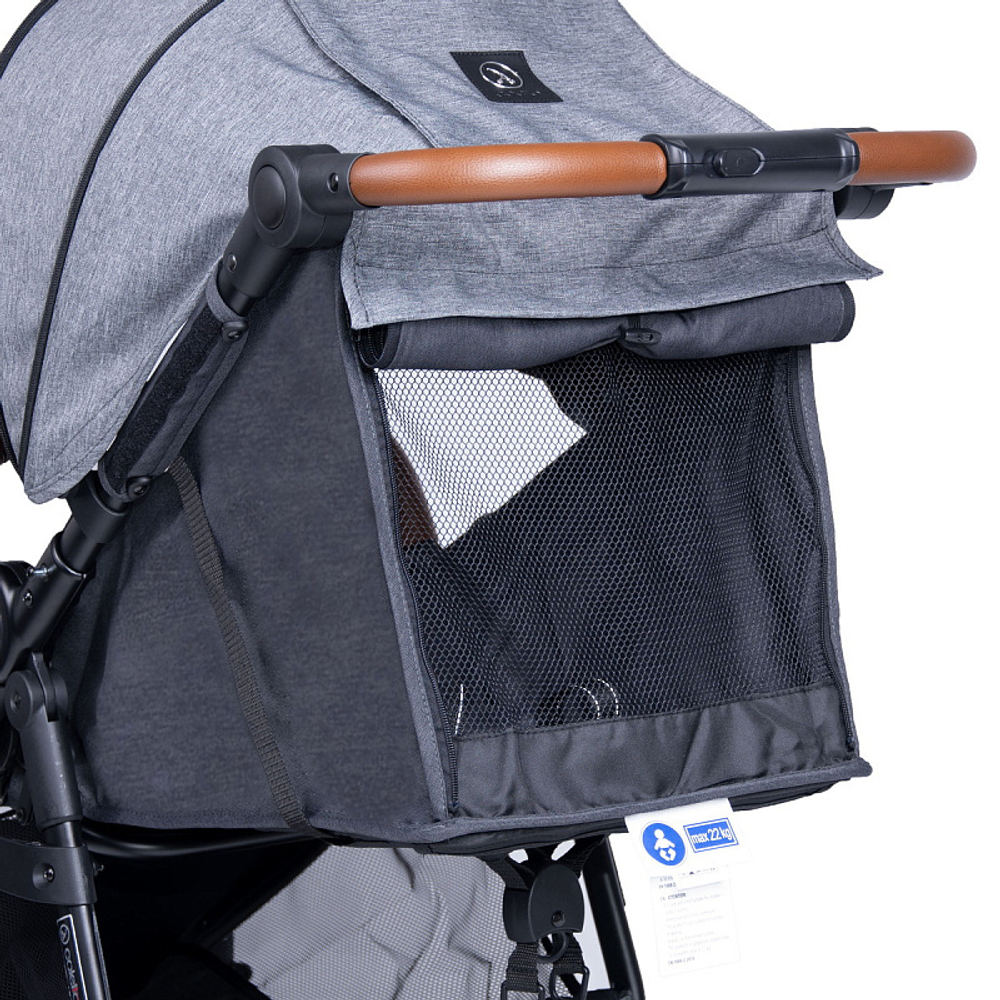 Детская прогулочная коляска Coletto Nevia VT Ewa grey