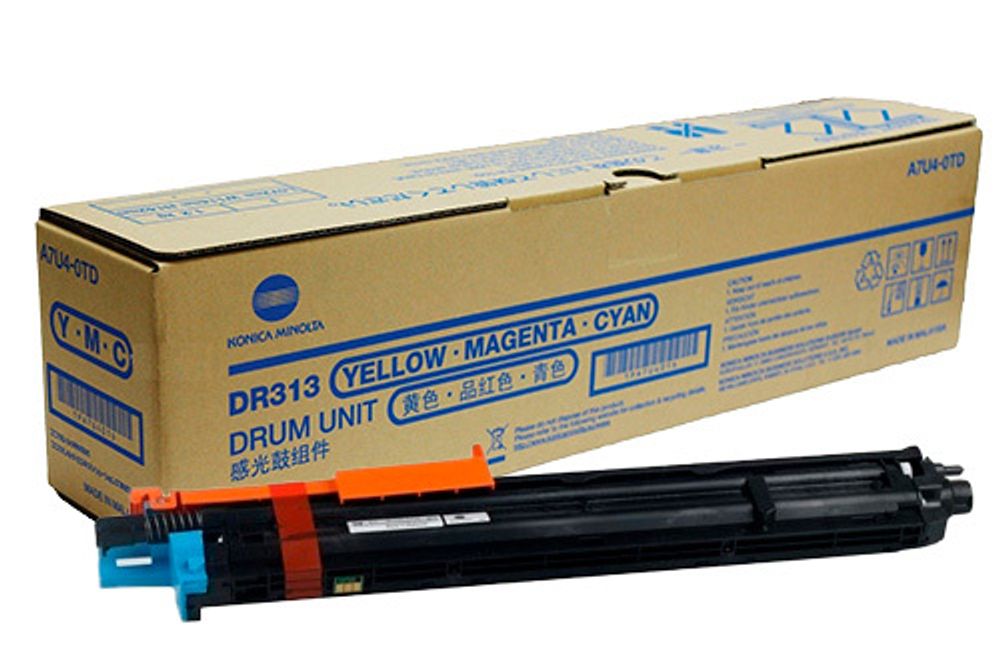 Фотобарабан DR-313YMC Konica-Minolta bizhub C258/C308/C368/C458/C558 Цветной A7U40TD