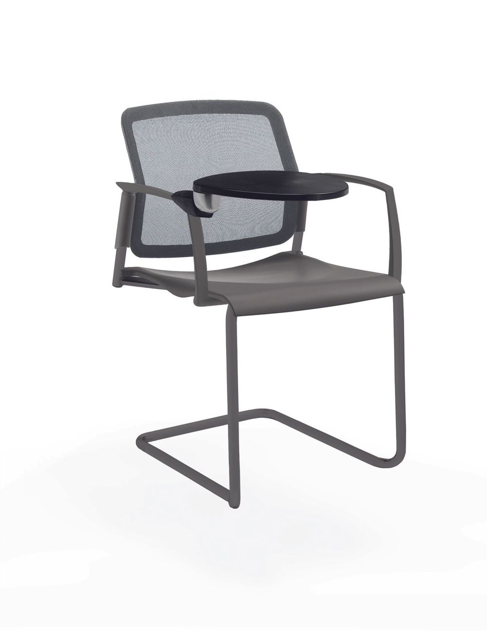 Movie стул на кантилевере со спинкой-сеткой