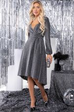 Платье "Загадай желание!" (черное серебро) П7424 LT Collection