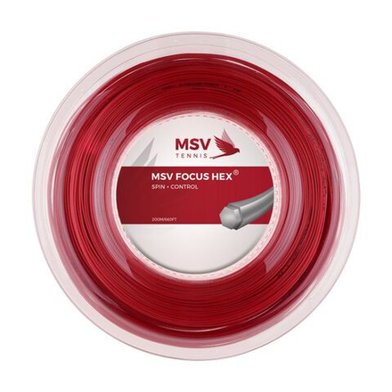 Теннисные струны MSV Focus Hex (200 m) - red