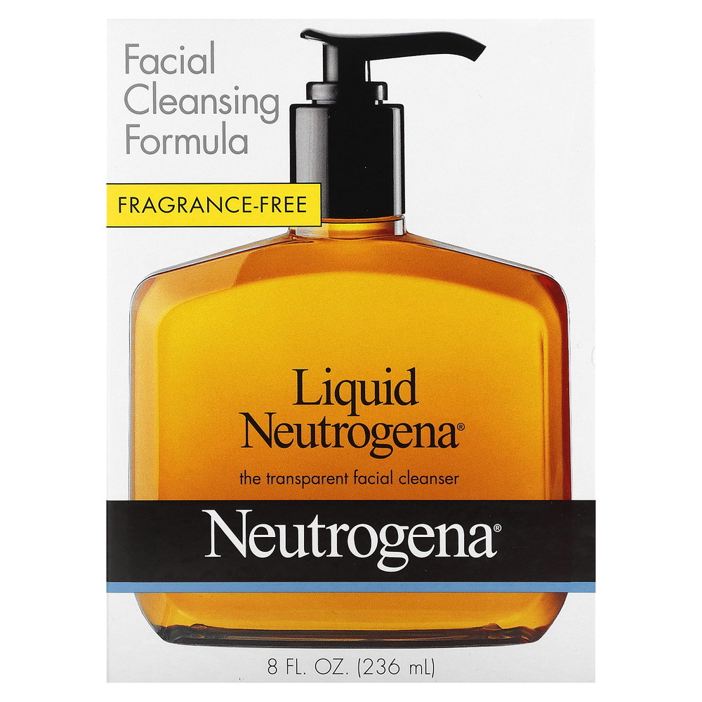 Neutrogena, Neutrogena жидкая, очищающее средство для лица, 8 жидких унций (236 мл)