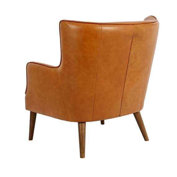 Кресло Angel Cerda 5053, коричневая кожа