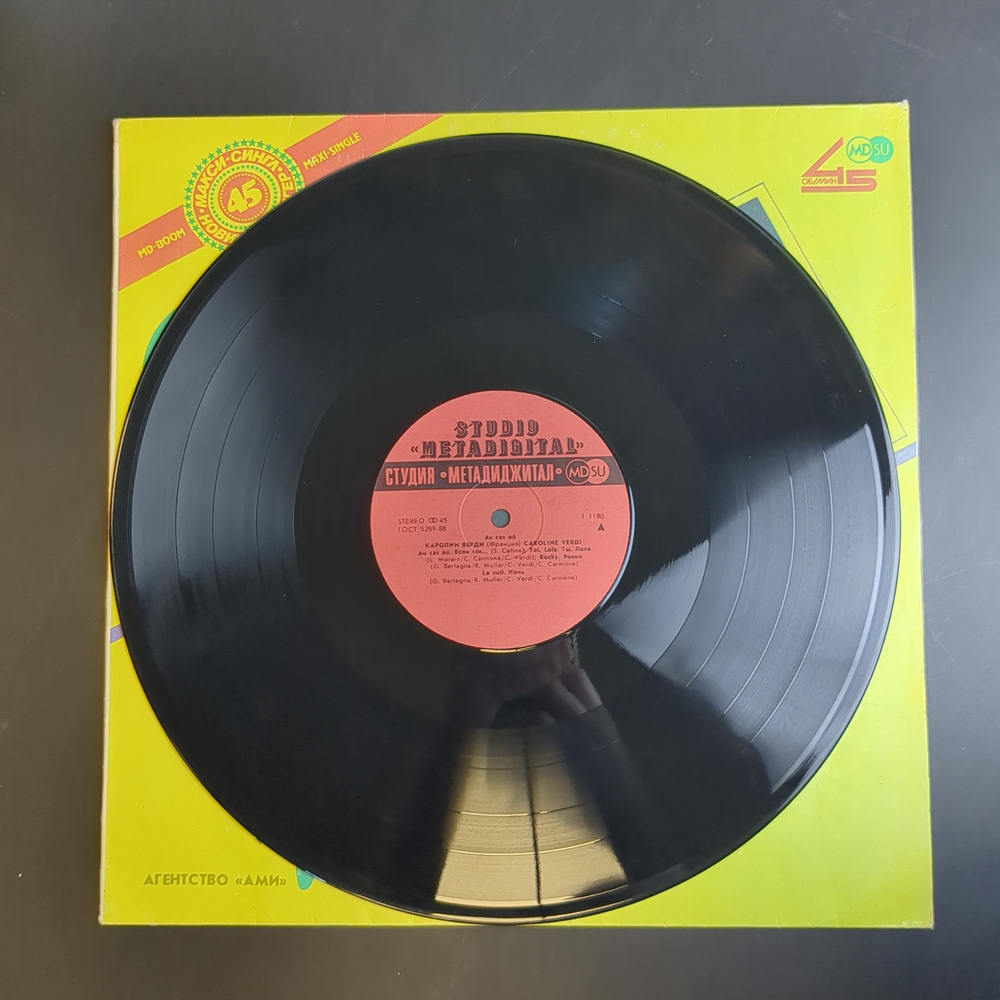 LP Каролин Верди / Caroline Verdi. Метадиджитал 1990 год. Франция