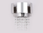 TR5250/2 SL/CL серебро/прозрачный E14/2 max 40W 270*240*150
