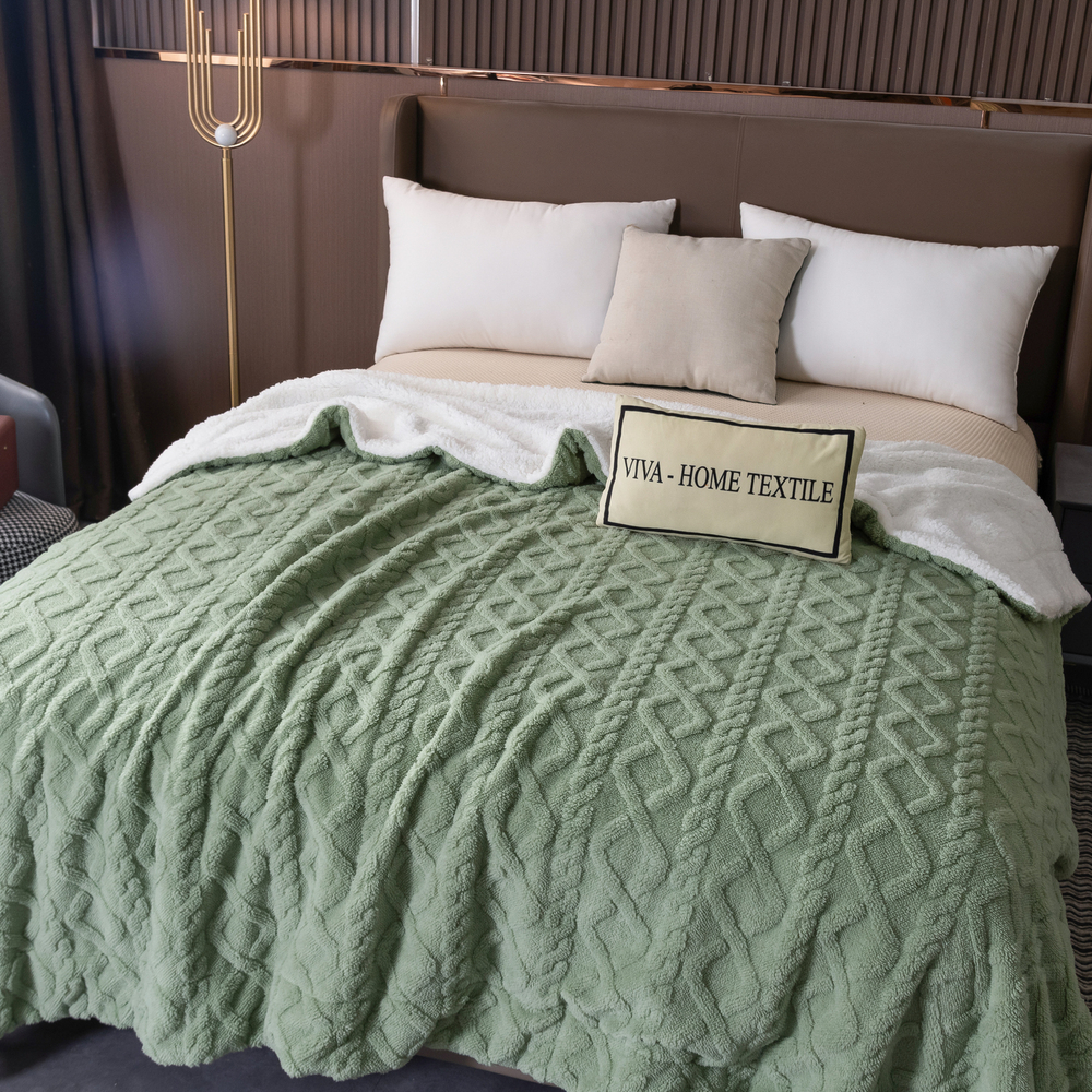 Плед Fluffy/Пушистый бамбуковая микрофибра FL002