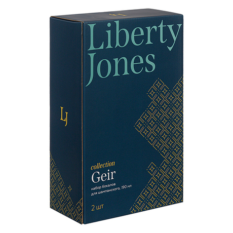 Набор бокалов для шампанского 2шт 190мл Liberty Jones Geir