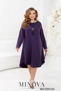 Платье 2435-фиолетовый Minova