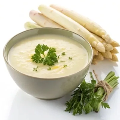 Крем-суп из белой спаржи