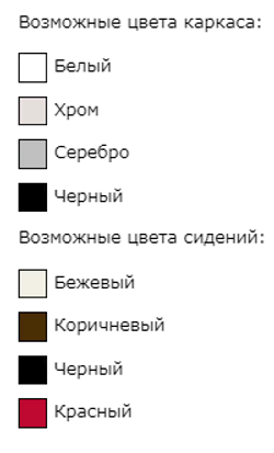 Стул "СМ 7" (черный/черный), металл/кожзам, Фант-мебель, г. Волжск