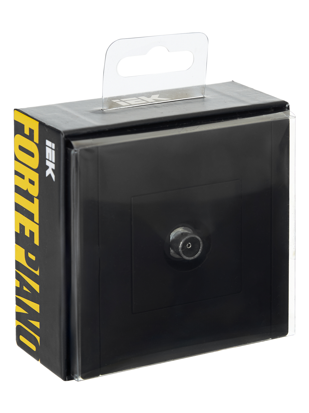 FORTE&PIANO Розетка TV оконечная FP128 черный IEK