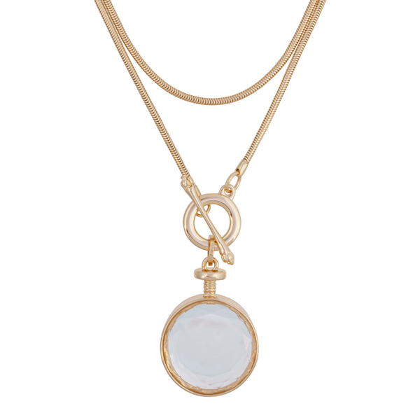 Колье Fiore Luna Crystal Drop LN5106 RG