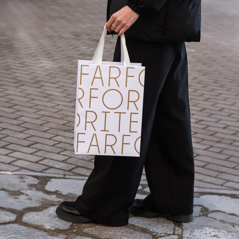 Пакет фирменный подарочный Farforite «Малый»