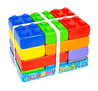 Конструктор блочный малый 15эл. 37306